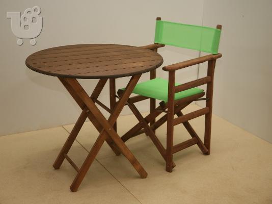 Φθηνές παραδοσιακές ξύλινες καρέκλες καφενείου εστιατορίου τραπέζια...